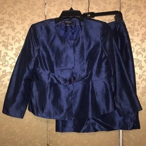 Jones Wear Blazer Jacket Skirt Suit 4 4P